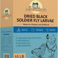 10lb Dried Black Soldier Fly Larvae Treat for Chickens More Calcium Than Mealworms,for Laying Hen,Wild Birds(10 Pound)