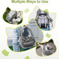Expandable Cat Backpack,Cat Bubble Backpack Carrier for Carrying Cats, Pets and Small Dogs,Airline-Approved,Designed for Travel, Hiking, Walking,Car （Grey