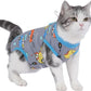 Cat Surgery Recovery Suit Professional for Surgical Abdominal Wound Or Skin Diseases E-Collar Alternative for Cats After Surgery Wear Pajama Suit (Gray, Small)