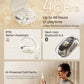SHOKZ New OpenFit 2 Open-Ear Headphones, True Wireless Bluetooth Earphones with Microphone, Earhook Earbuds with 48 Hours of Playtime, Fast Charging, IP55 Water-Resistant, with Carrying Bag, Beige