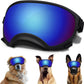Large Dog Sunglasses with Adjustable Strap UV Protection, Winproof Dog Puppy Sunglasses, Suitable for Medium-Large Dog Pet Glasses, Dogs Eyes Protection(Colorful)