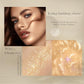 Body Glitter Spray, Moisturizing Bronze Body Shimmer Luminizer Glow Illuminator Quick-Drying and Non-Sticky Liquid Highlighter Spray for Face Hair Glitter, 60ML -Rose Gold