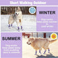 BEAUTYZOO Anti Slip Dog Socks for Small Medium Large Dogs with Grips Straps on Hardwood Floor Protection Wear, Traction Control 3 Pairs Double Side Paw Protector to Prevent Licking for Girl or Boy