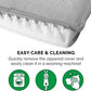 Furhaven Orthopedic Dog Bed for Large Dogs w/ Removable Bolsters & Washable Cover, For Dogs Up to 95 lbs - Quilted Sofa - Silver Gray, Jumbo/XL