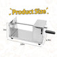 RioRand Manual Stainless Steel Twisted Potato Slicer Spiral Potato Cutter French Fry Graters Potato Tornado Twister