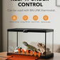 BN-LINK Reptile Heat Pad 6"X8" 8W for 10-20gal Under Tank Terrarium Heating Mat Waterproof for Turtle, Lizard, Frogs, Snake, Hermit Crab