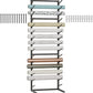 GIOTORENT Wall Mount Blueprint Storage Rack,15-Tier Heavy Duty Blueprint Holder for Construction Plan, Posters,Vinyl Rolls, Art Prints, Max 30lb/Arm, Easy Mount for Home, Office(Matte Black)
