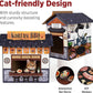 Cat Beds for Indoor Cats, Cardboard Cat House with Scratchers, Korean BBQ, Large Sturdy Cat Furniture Condo Cave Tent, Easy to Assemble Pet Toys Accessories Stuffs, Bunny Small Animals