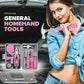 24pcs Home DIY Tool Kit for Household, Office & Garage - General Repair Small Hand Tool Set with Storage Case