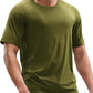 MIER Men's Dry Fit Workout T-Shirts Athletic Running Tee Short Sleeve Crew Neck Gym Tops, Polyester, Moisture Wicking