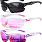 Sports Polarized Sunglasses for Men Cycling Running Fishing UV Protection Sun Glasses Lightweight Half Frame Goggles
