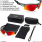 Polarized Sports Sunglasses for Men Women,UV400 Protection Sunglass for Running Cycling Fishing Hiking TR90