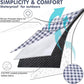 HX&OD Outdoor Picnic Blanket, Extra Large, 80''x60'' Waterproof Foldable Blankets Gingham Picnic Mat for Beach, Camping Grass Lawn Park Accessories Cute Couple Ideas Wedding (Gray, 80”x60”)