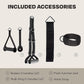 Inspire Fitness Functional Trainer Home Gym, SCS Smith Machine Cage System - Cable Machine Accessories - D-Handles, Ankle Strap & Multi-Function Belt