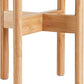 Dog Bowl Stand for Large Breed - 14-inch High, Adjustable Sideways to Fit Various Sizes of Pet Food/Water Bowls, Slow Feeders, and Drink Fountains - Bamboo