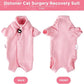 Dotoner Cat Surgery Recovery Suit for Female Male Anti-Licking Pet Surgical Pajamas Long Sleeve Prevent Shedding Cat Spay Recovery Suit&E Collar Alternative Bodysuit for Cats