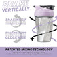 HELIMIX 1.5 Vortex Blender Shaker Bottle Holds Upto 20oz | No Blending Ball or Whisk | USA Made | Portable Pre Workout Whey Protein Drink Shaker Cup | Mixes Cocktails Smoothies Shakes | Top Rack Safe