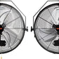 VEVOR 18 Inch Industrial Wall Mount Fan 2PCS, High Velocity 4000 CFM with 3-Speed Manual Control & 360° Tilt Adjustment, for Indoor Use, Warehouse, Workshop, Basement, and Commercial Spaces