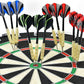 EVA Dartboard Surround Wall Protector, Sisal/Bristle Dartboard and 18g Steel Tip Darts Set Optional