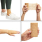 Juvale Elastic Bandage Wrap Self-Adherent Cohesive Tape 6 Rolls - Elastic Cohesive Tape with Stretchable Support - Breathable Vet Wrap for Wrist, Swelling, Sports, Tattoo (4 in x 5 Yds)