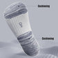 Athletic Socks Moisture Wicking Crew Socks for Men 3 Pairs Running Sport Cushioned Polyester Mid Calf Socks