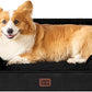 EHEYCIGA Orthopedic Dog Beds for Large Dogs, Waterproof Memory Foam Large Pet Bed with Sides, Non-Slip Bottom and Egg-Crate Foam Dog Couch Bed with Washable Removable Cover, Black