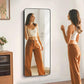 60" x 24"Bathroom Mirror, Matte Black Wall Mirror with Metal Frame, Decorative Rectangular Vanity Mirror for Bedroom Bathroom Living Room Entryway (Horizontal/Vertical)