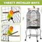 Natural Wood Bird Perches for Cage, Parrot Perch Stand & Platform, Bird Cage Accessories for Parakeets, Cockatiels, Conures, Lovebirds (Brown, Essential Perch Bundle - 5PCS)