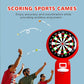 Inflatable Dart Board with Pump,5.6FT Inflatable Games Set with Basketball Hoop Feature,Dart Boards for Adults Kids,Fun Toss Games for Indoor,Outdoor,Backyard&Party Favor