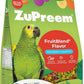 ZuPreem FruitBlend Bird Pellets, Daily Bird Food for Amazon, Cockatoo, Macaw, Core Nutrition for Large Birds, Made in USA, Pellets for Large Birds, Macaw Food (L, 3.5 lbs)