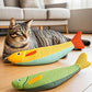 Cat Toys for Bored Indoor Adult Cats - Catnip Toys for Mental Stimulation, Interactive & Durable Kicker Toys for Solo Play, Best for Lazy or Senior Cats(Green