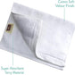 Creative Scents 100% Cotton Velour Fingertip Towels - 4 Pack 11 by 18 Inch – Decorative, Extra Absorbent and Soft Face Towel, Ideal for Bathroom and Powder Room (White)