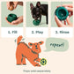 WOOF Pupsicle - Long-Lasting Interactive Dog Toy to Keep Your Pup Busy and Distracted - Safe for Dogs - Low-Mess Design - Dog Toys for Small Dogs 10-25 lbs