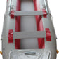 BRIS 14.1 FT Inflatable Kayak Fishing Tender Inflatable Poonton Boat with Air Floor
