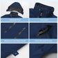 Pursky Boy's Waterproof Ski Jacket Kids Winter Snow Coats Fleece Raincoats Parka