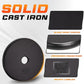 Yes4All Standard 1" Cast Iron Weight Plate - Ideal for Strength Training - Multiple Weight: 5LB to 25LB (Single & Set of 4)