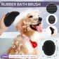 Dog Brush Kit – 3 PCS Grooming Set with Self-Cleaning Brush, Undercoat Rake & Pet Bath Brush. Great for Shedding, Tangles & Dirt Removal – Ideal for Long & Short Haired Dogs & Cats, Black
