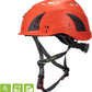 Land Helmets ClimbPro Safety Helmet for Rock Climbing – Lightweight & Durable Hard Shell with Adjustable Chin Strap and Accessory Slots – Ideal for Indoor & Outdoor Adventure