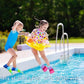 Kids Swim Fins,Short Comfortable Flippers for Lap Swimming and Training for Child,Girls,Boys,Beginners