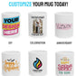 Personalized Coffee Mug – Custom Photo, Text, or Logo Ceramic Mug Tea Cup | Taza Personalizada with Picture or Message | Customized Gift Idea for Men & Women, Mom, Dad, Friends - White/Green | 15oz