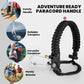 Insulated Water Bottle 24oz, Triple Wall Vacuum Stainless Steel (Cold for 48 Hrs, Hot for 24Hrs), Leak Proof & Non-BPA, 24oz Hydro Water Flask with Paracord Handle & Straw Spout Lids