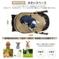 Pet Stroller for Medium Small Dog & Cat, Foldable Lightweight Dog Stroller with Storage Basket Pet Travel Carriage with Safety Leashes, 4 Wheel, Khaki