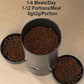Dual Automatic Cat Feeder 2 Cats,6 Meals/Day,12 Portions/Meal,4.2L Dual Power Double Bowls Feeder,Dry Food Auto Pet Dispenser,10S Voice Record,Flexible Schedule Timer (Black,Basic Dual Bowls)