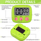 Weewooday 24 Pcs Digital Kitchen Timer Magnetic Timer Bulk On/Off Switch Minute Second Count up Countdown Loud Alarm for Exercise Cook Baking(Blue, Green)