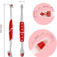 Pet Toothbrush for Dogs, Cats with Soft Bristles - Easy Teeth Cleaning & Dental Care, Non Slip Dual Head Dog Toothbrush
