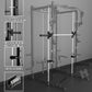 Eonfit E3 Smith Machine with 360°Rotating Arm for Home Gym Equipment, Multi-Function Power Cage Squat Rack with Cable Crossover LAT Pulldown Pulley System All in One