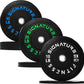 Olympic Bumper Plates Set, 2" Weight Plates for Strength Training & Weightlifting, Paris or Set or Set with Barbell, Multiple Options