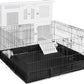 Aivituvin Pet Playpen Guinea Pig Cage Small Animal Rabbit Exercise Pen with Waterproof Floor Liner - Extension Playpen ONLY
