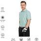 Men's Golf Polo Shirts Short Sleeve Striped Performance Moisture Wicking Dry Fit Golf Shirts for Men