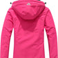 MOERDENG Women's Waterproof Ski Jacket Warm Winter Coat Outdoor Windbreaker Hiking Snowboarding Jacket